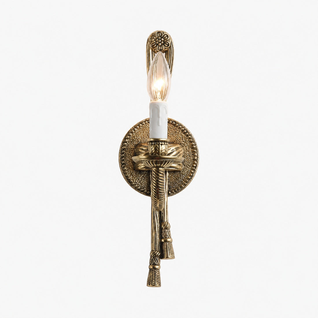 Cast Brass Sconce