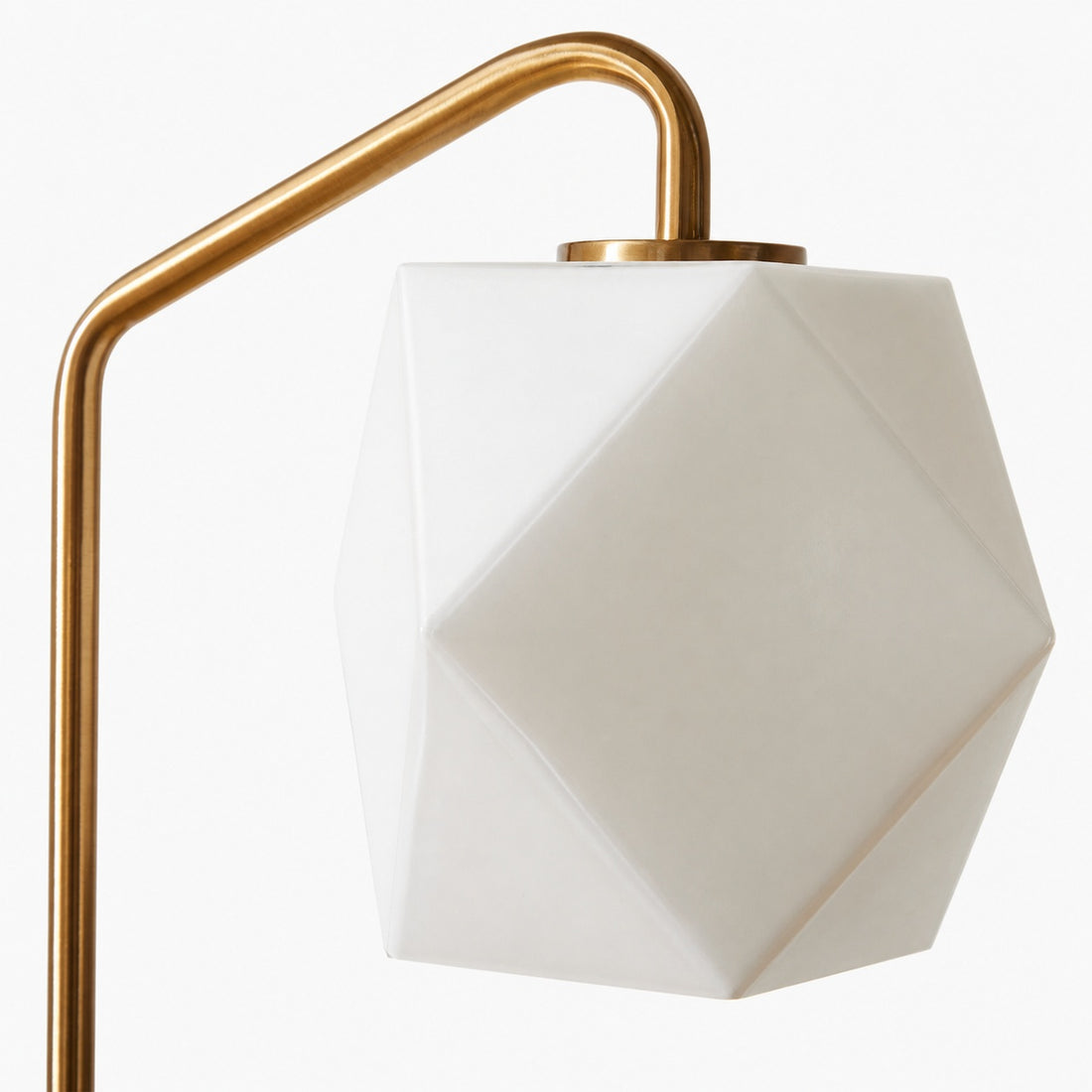 Talvior Luminous Geometric Faceted Glass Table Lamp
