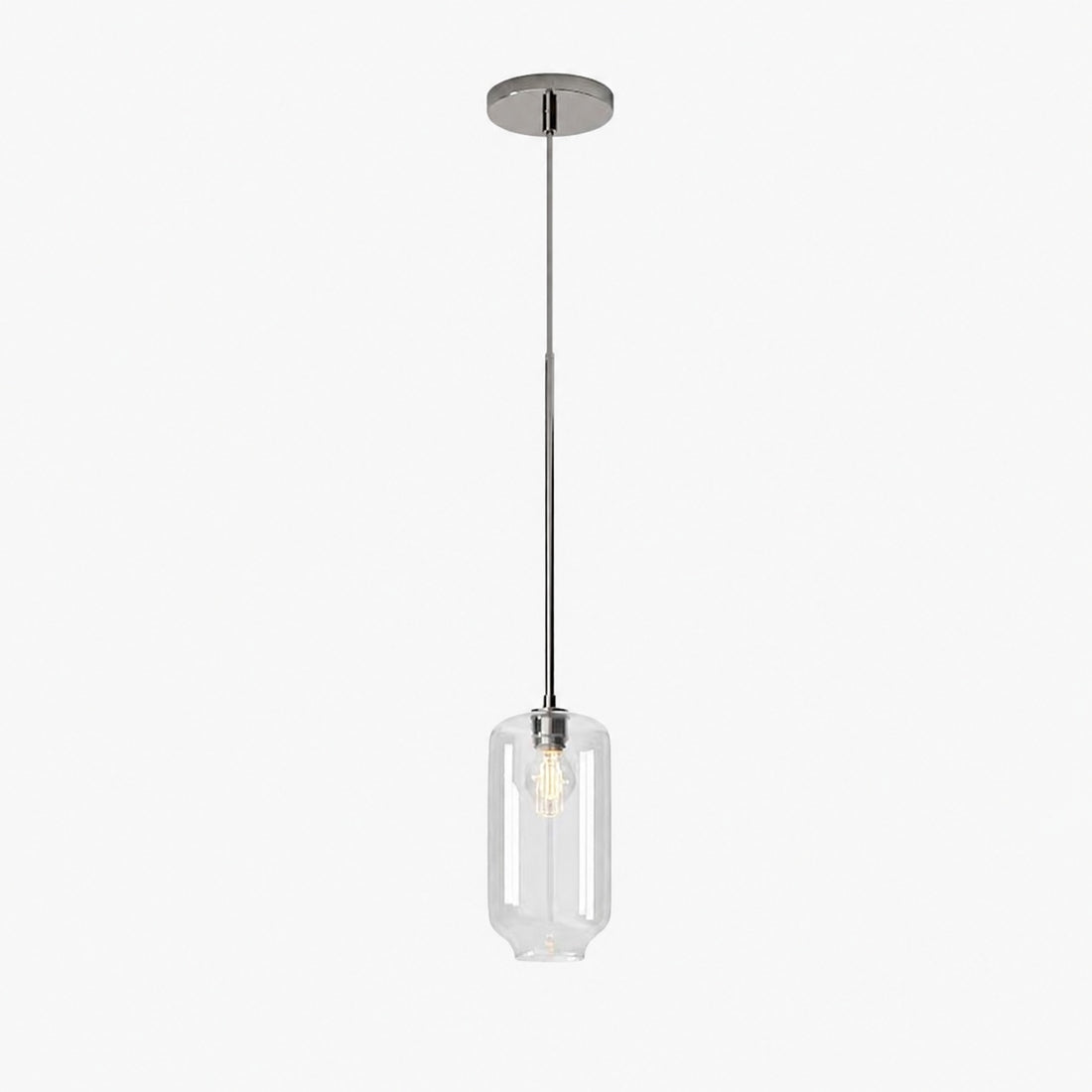 Lumivelle Pebble Pendant Light - Adjustable Glass Shade - Modern Lighting