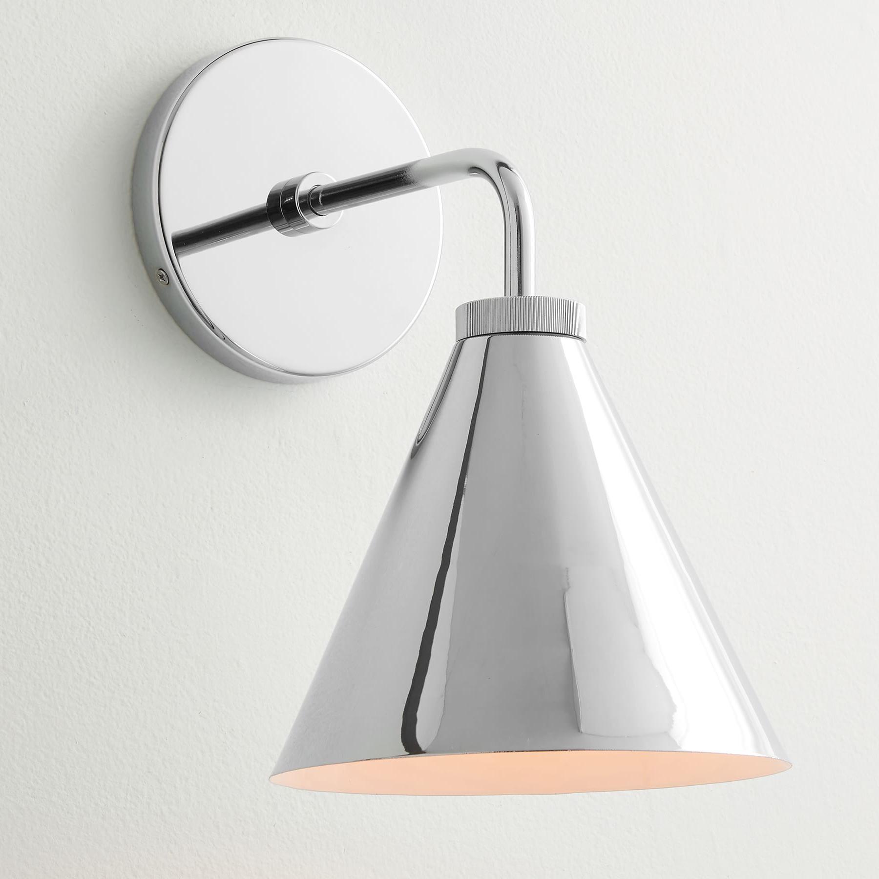 Retro Metal Cone Tapered Sconce Light