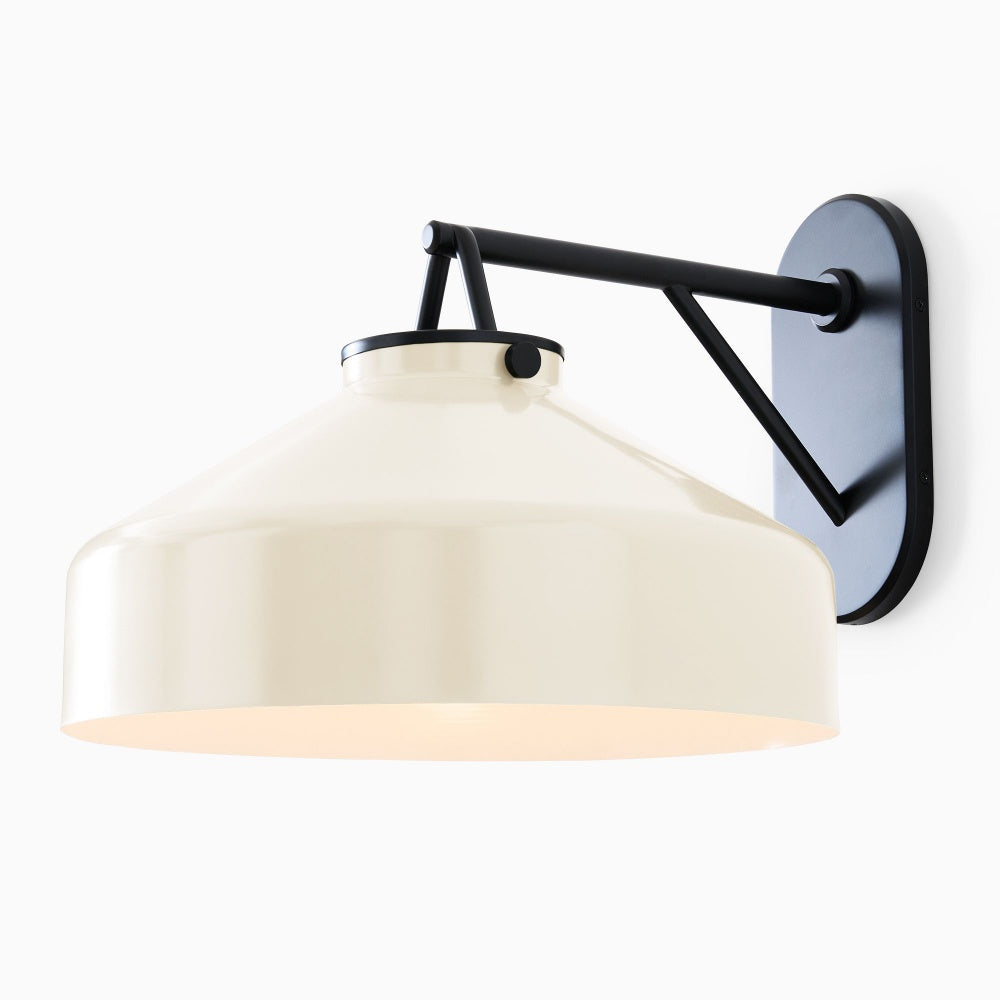 Modern Bell Jar Glass Sconce - Nordic Matte Metal Wall Light Outdoor