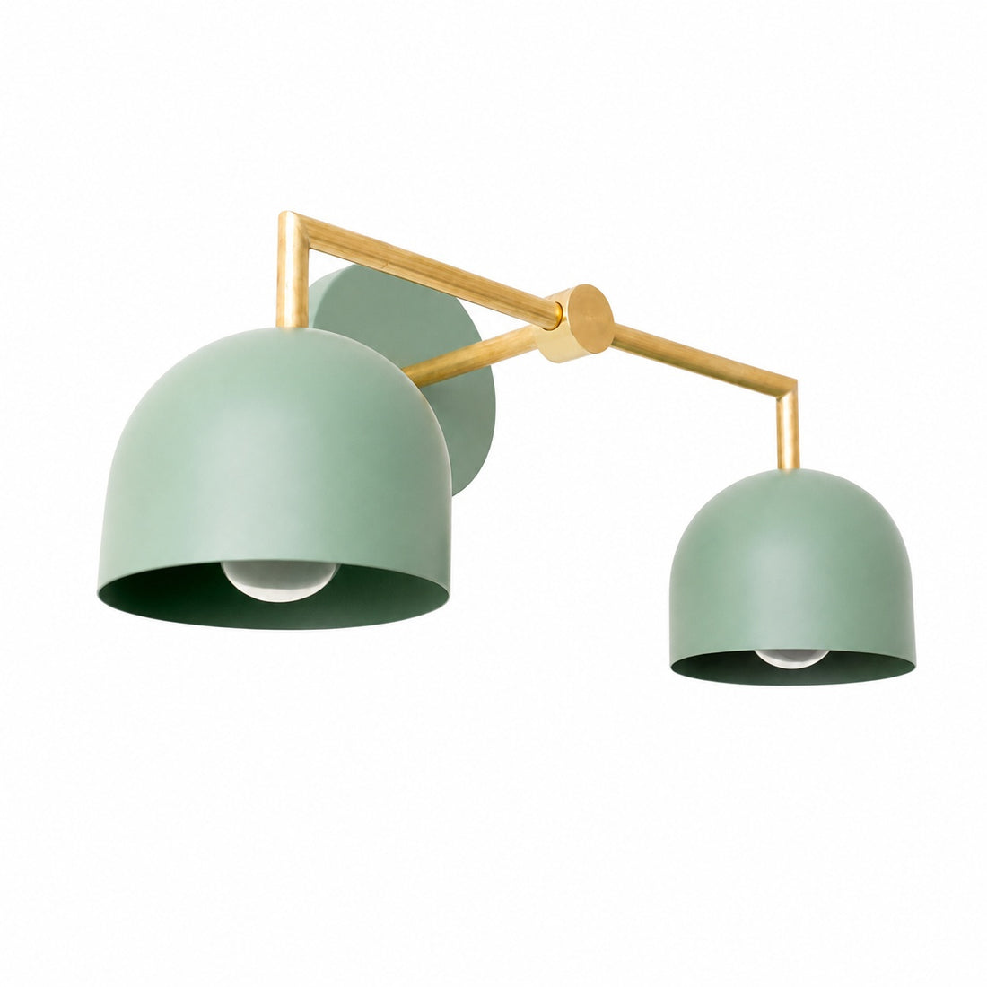 Metio Dome Farmhouse Vanity Wall Light Colorful Metal Sconce