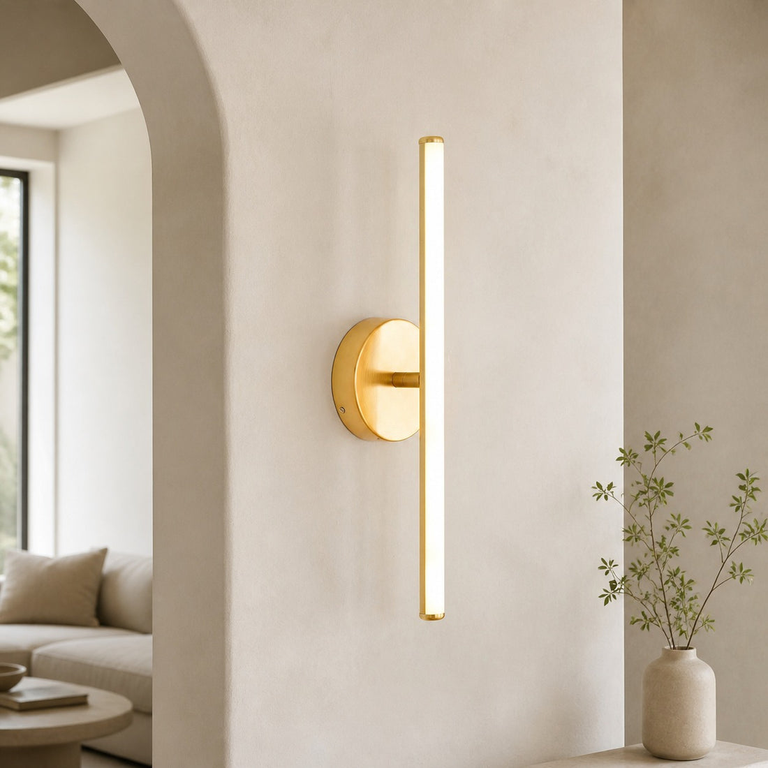 Voro Modern LED Wall Sconce - Metal Bathroom & Hallway Lighting Fixture