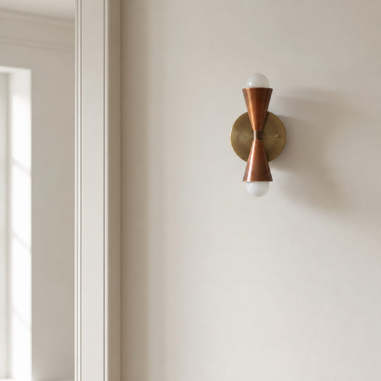 Pyralis Cone Linear Statement Wall Sconce - Modern Two Light Fixture