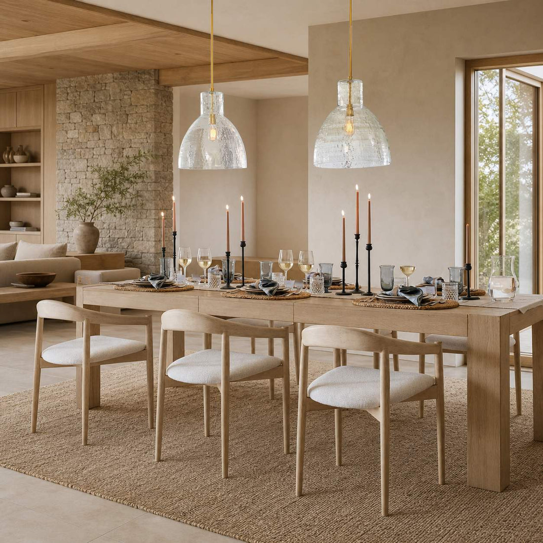 Glavira Recycled Glass Pendant Collection - Modern Kitchen Lighting