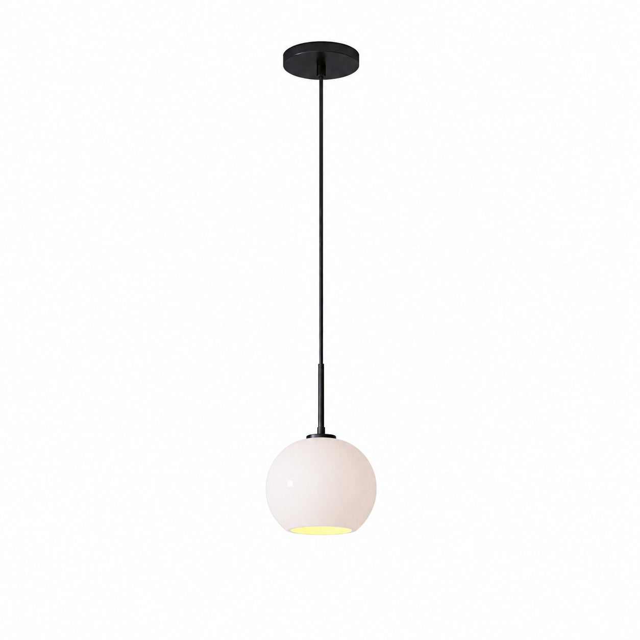 Selvion Sculptural Globe Pendant Light - Modern Glass Pendant Lamp - Sleek Design