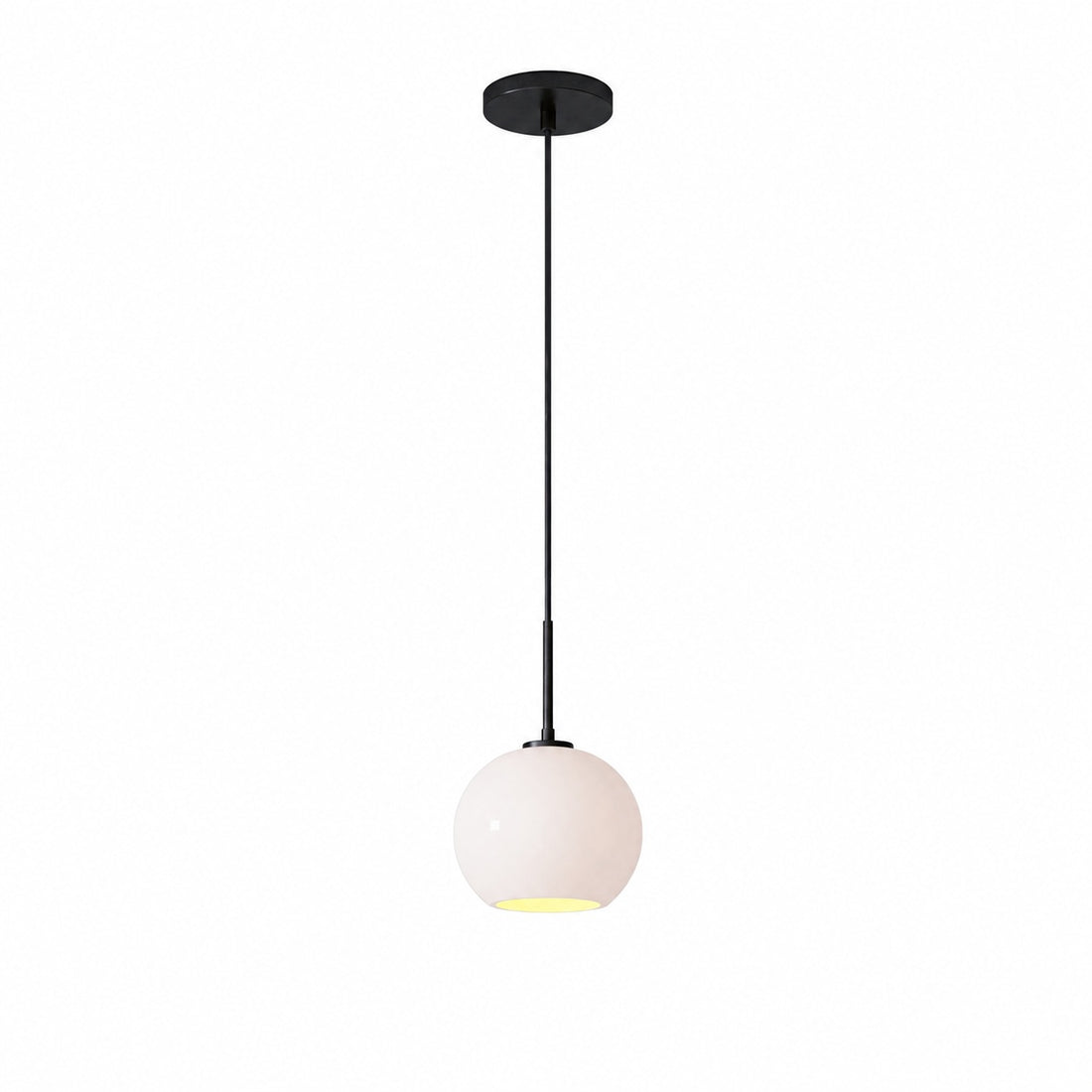 Selvion Sculptural Globe Pendant Light - Modern Glass Pendant Lamp - Sleek Design