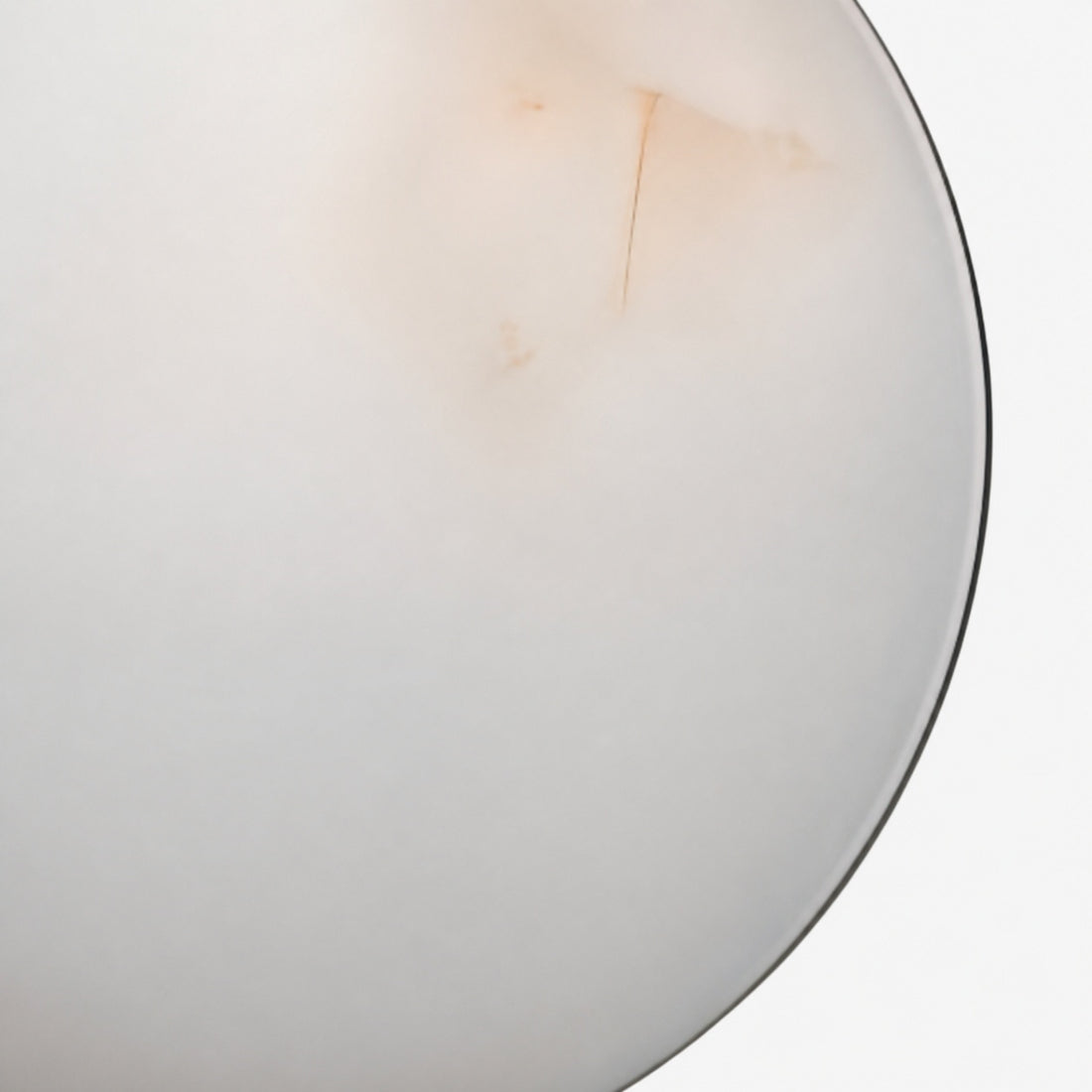 OrbisMuse Elegant Natural Stone Globe Wall Sconce - Minimalist Light for Hallways