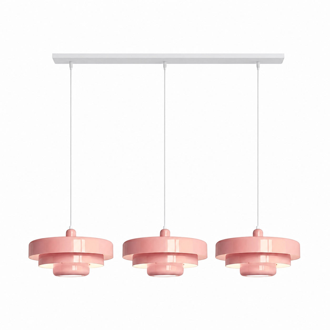 Malero Triple Layer Macarons Pendant Light - Modern Disc Form Lighting for Dining Room or Lounge N52