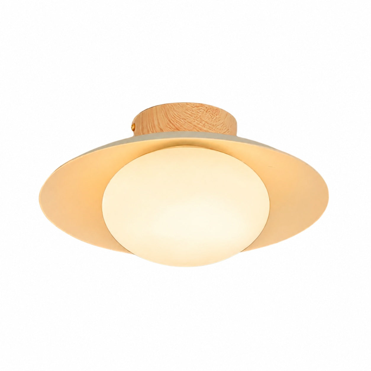 Oribela Ceiling Light Sculptural Globe Aesthetic with Soft Ambient Glow for Kitchen and Lounge