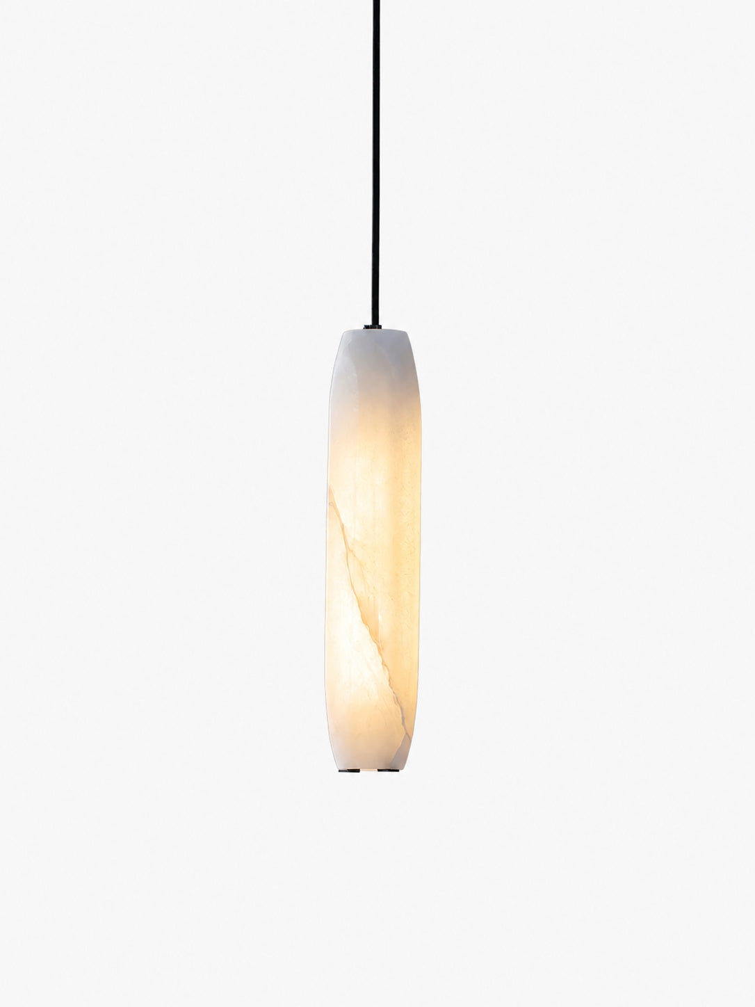 Alabaster Flute Pendant Light