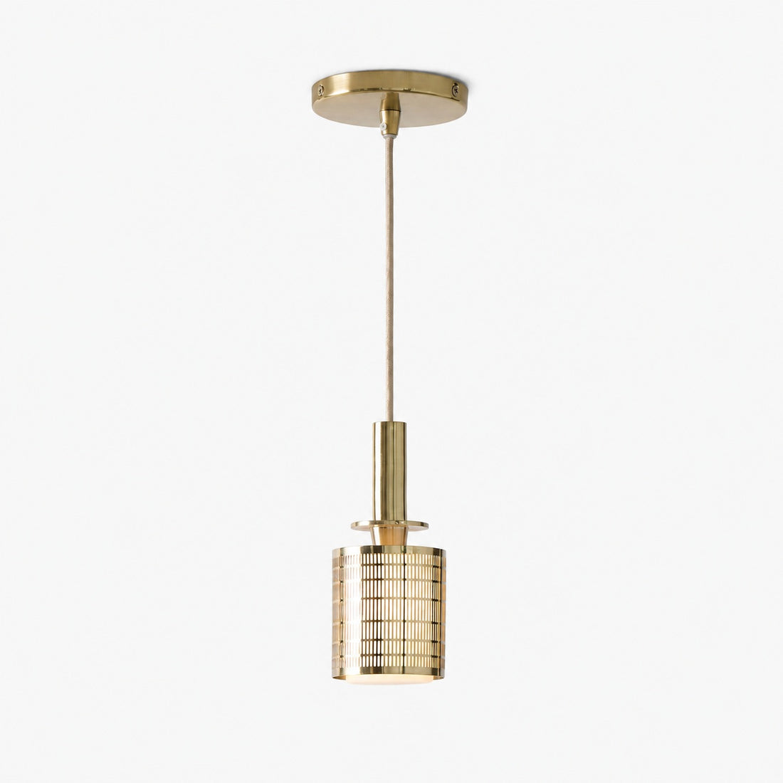 Galvia Champagne Bronze Metal Pendant - Adjustable and UL Compliant