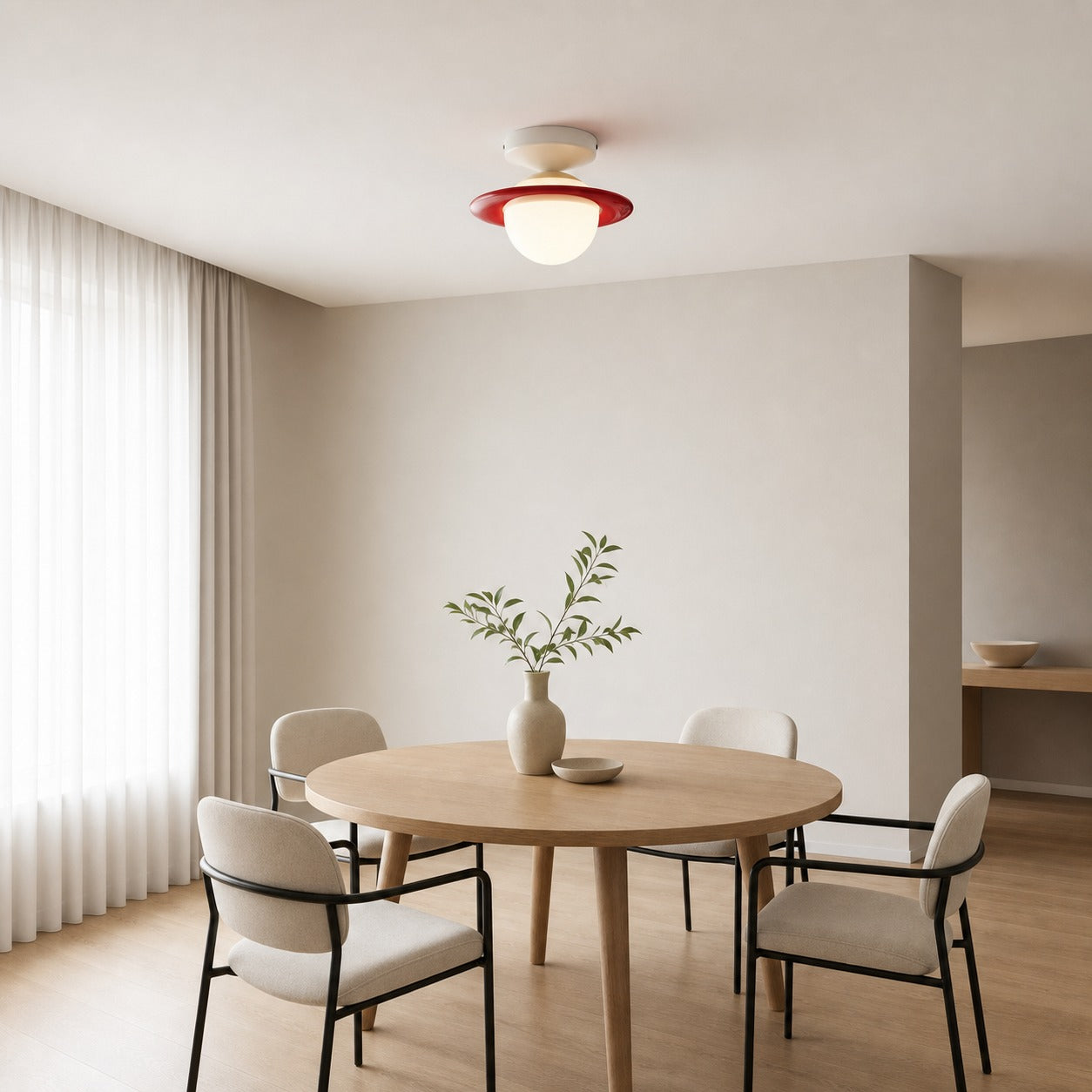 Olevira Modern Minimalist Colorful Ceiling Light - Mount for Bedroom or Living Room