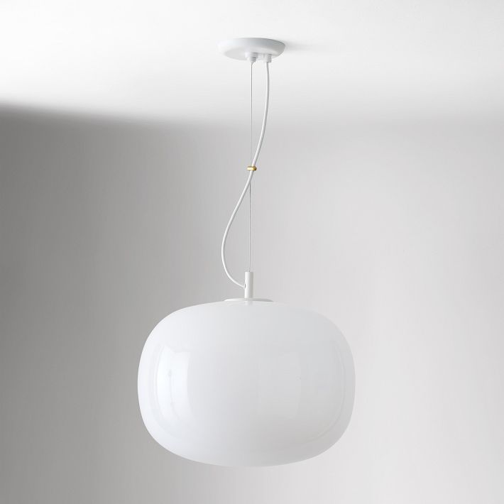 Lumivelle Minimalist Glass Pendant – Adjustable Height Dimmable Design