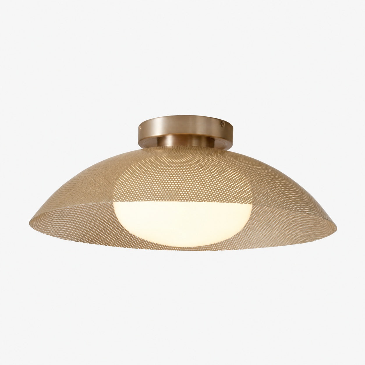 Elorina Flush Mount Glass/Metal Ceiling Light - A Stylish Fixture for Modern Spaces