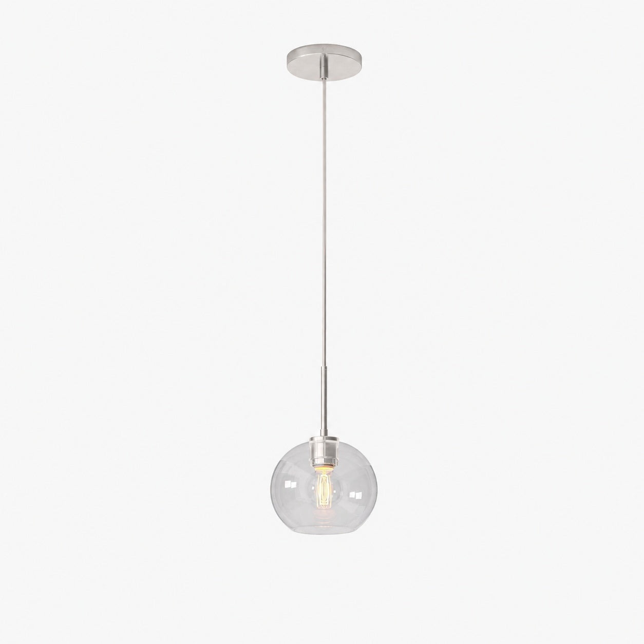 Selvion Sculptural Globe Pendant Light - Modern Glass Pendant Lamp - Sleek Design