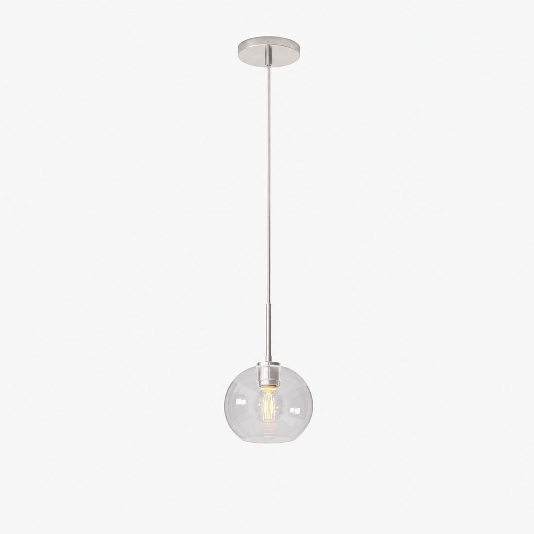 Selvion Sculptural Globe Pendant Light - Modern Glass Pendant Lamp - Sleek Design