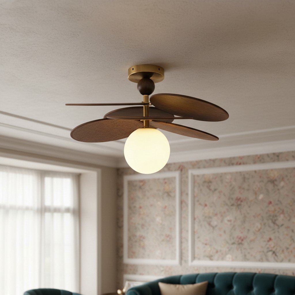 Orrise Overlapping Blade Design Ceiling Light - Contemporary Decorative Light for Interiors