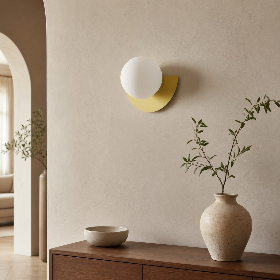 Luminous Macaron Colourful Orb Wall Lamp – Nordic Design Glass Lamp for Home or Office N14
