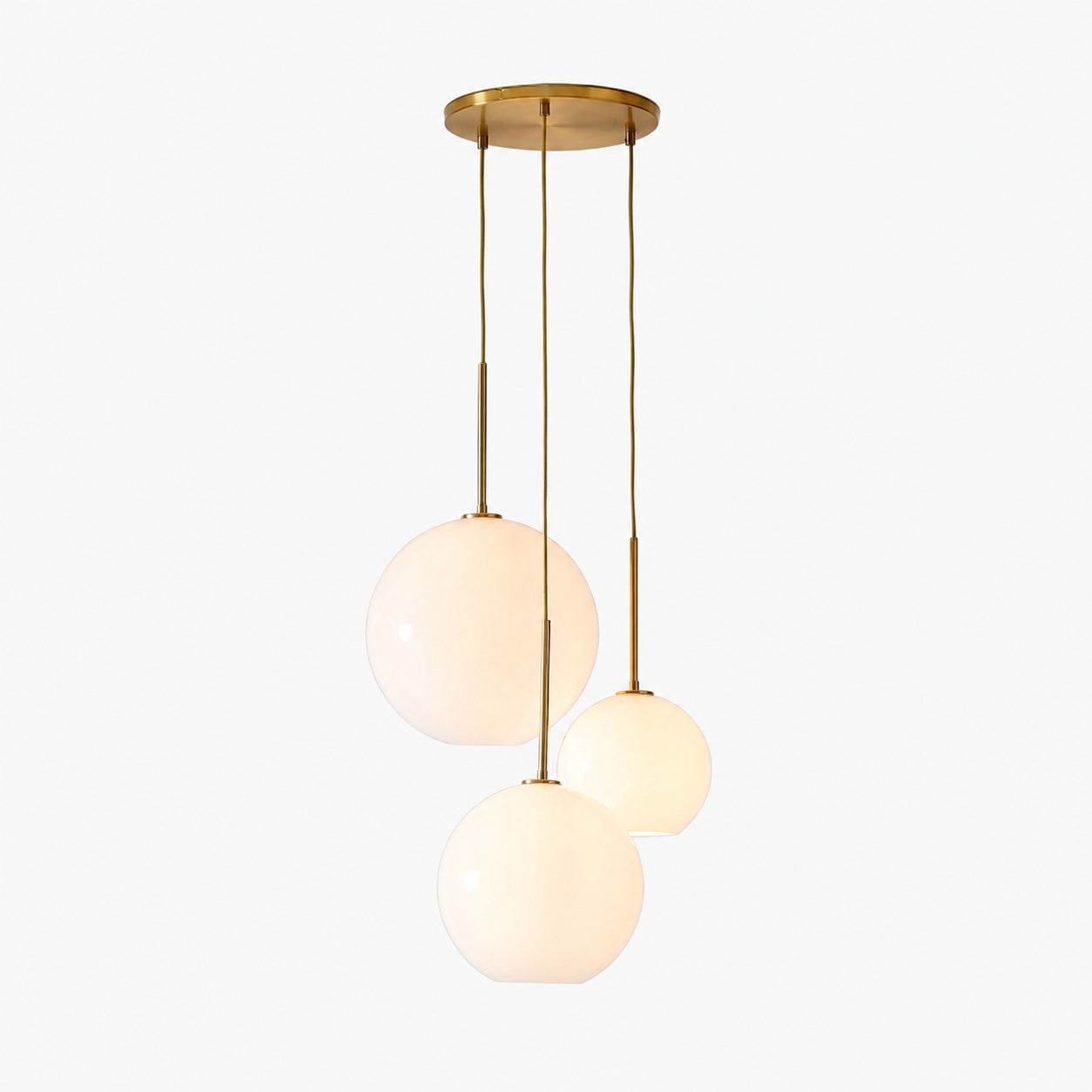 Selvion Minimalist Crystal Chandelier - Handcrafted Glass Sculptural Lighting Fixture