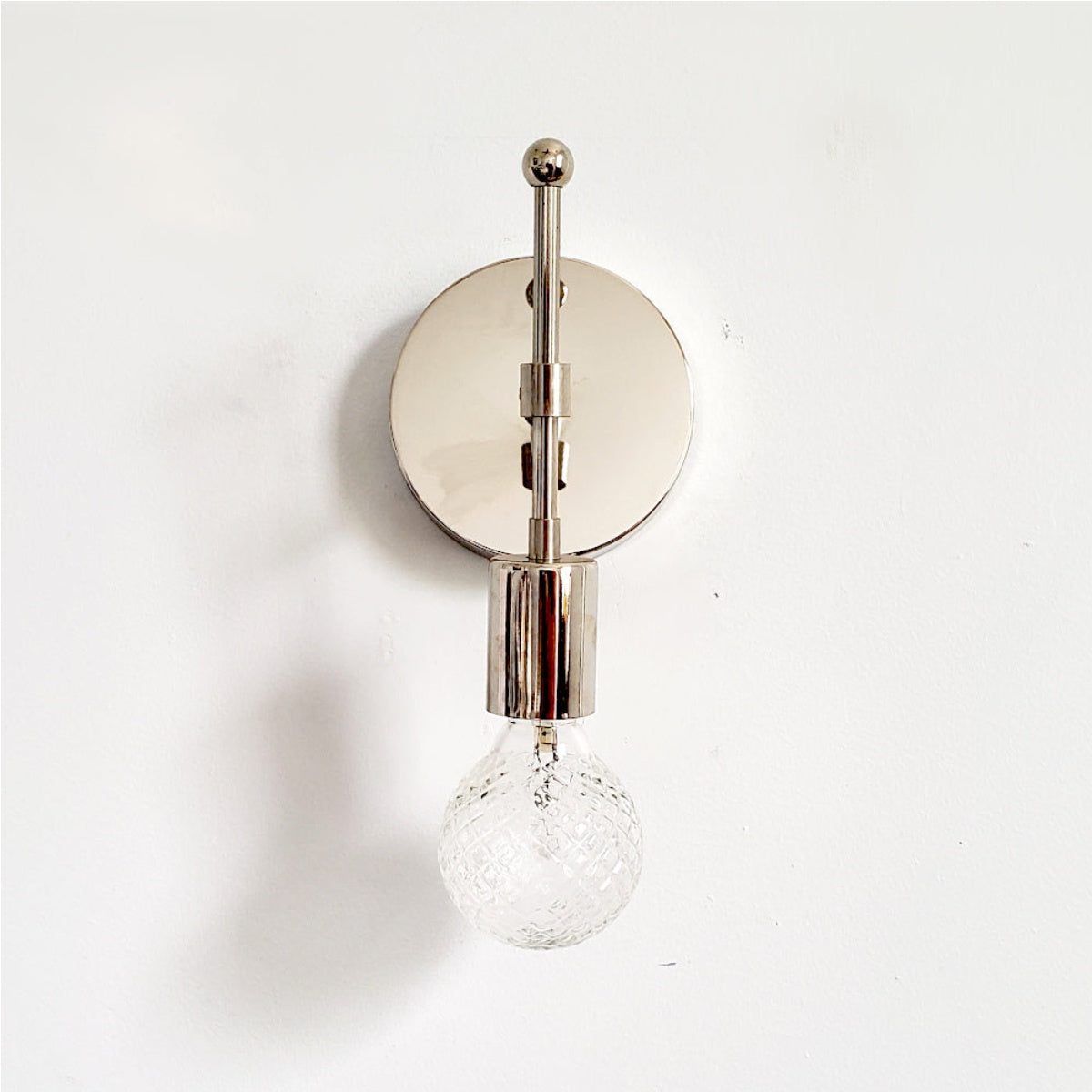 Compact Metal Finish Wall Sconce - Ideal For Bedroom & Corridor Lighting