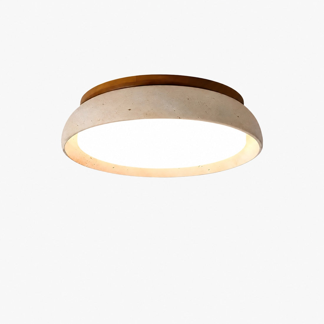 Modern Scandinavian Travertine Ceiling Light