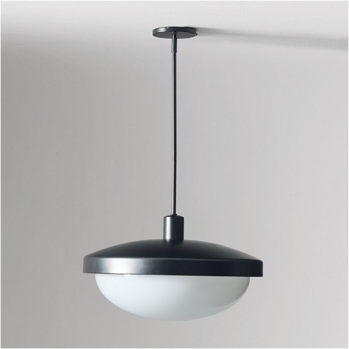 Rolvona Globe Pendant Light - Modern Oval Shade Hanging Lamp
