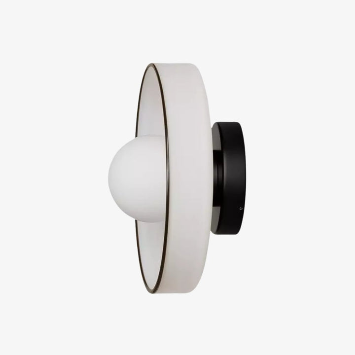 Kalo Wall Ceiling Light - Blown Glass Disc Orb Flush Mount Sconce