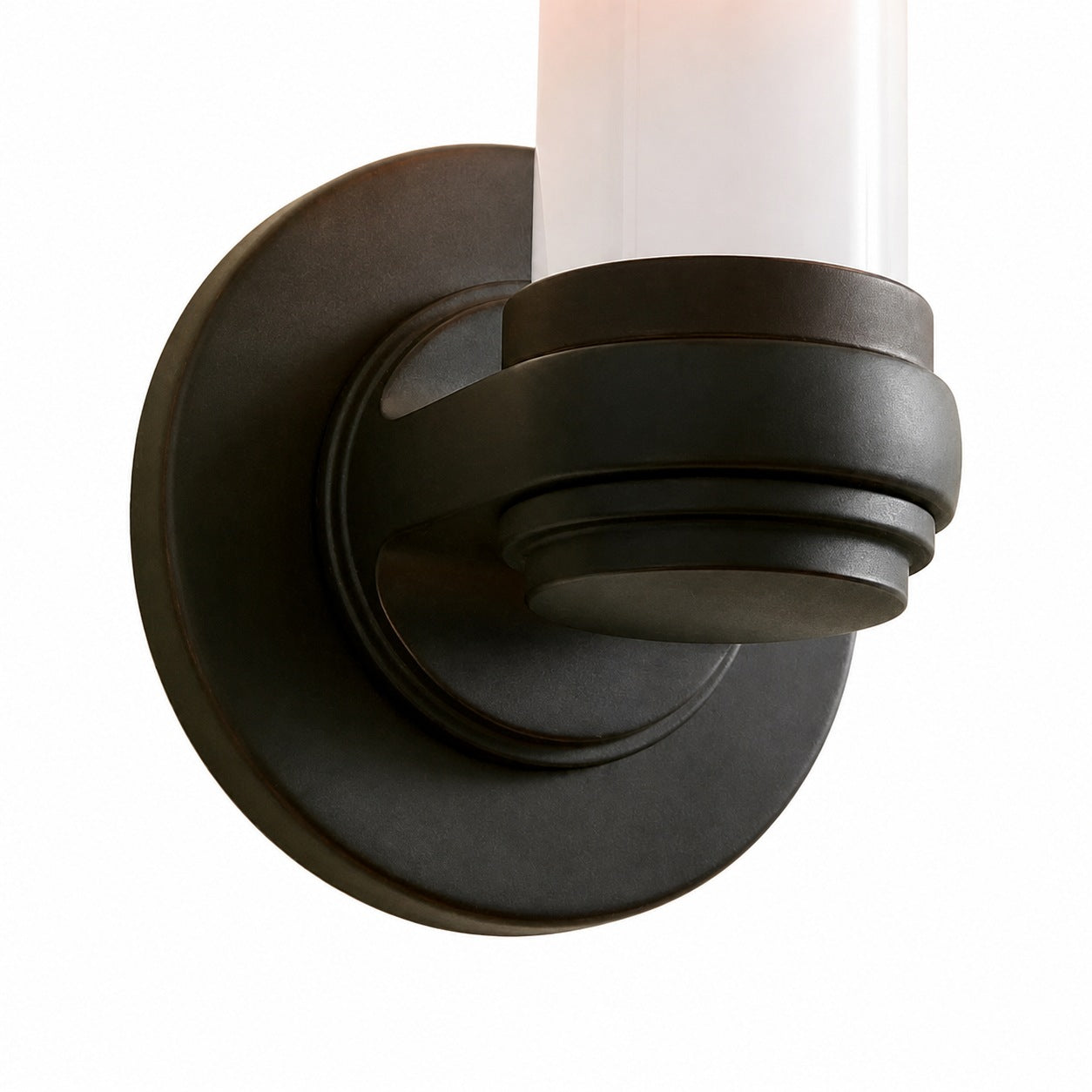 Roven Modern Wall Sconce Inspired with Glass Cylinder Shade - Versatile Accent For Living Room