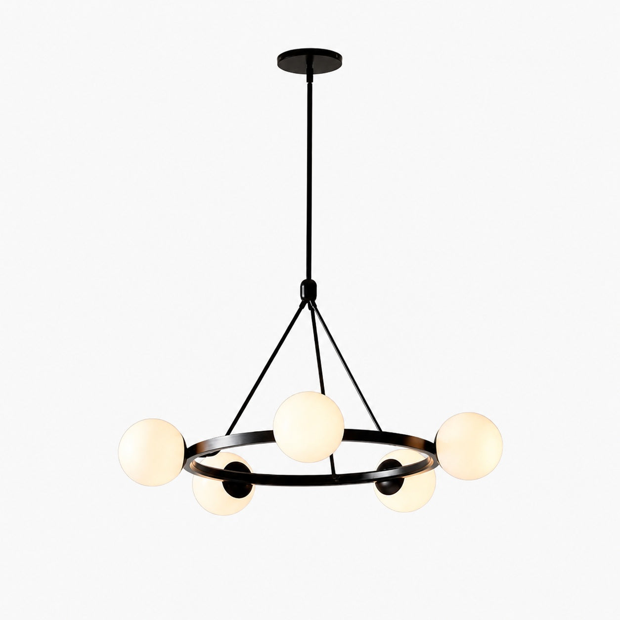 Brelia Round Light Chandelier - Modern Globe Chandelier in Stylish Design