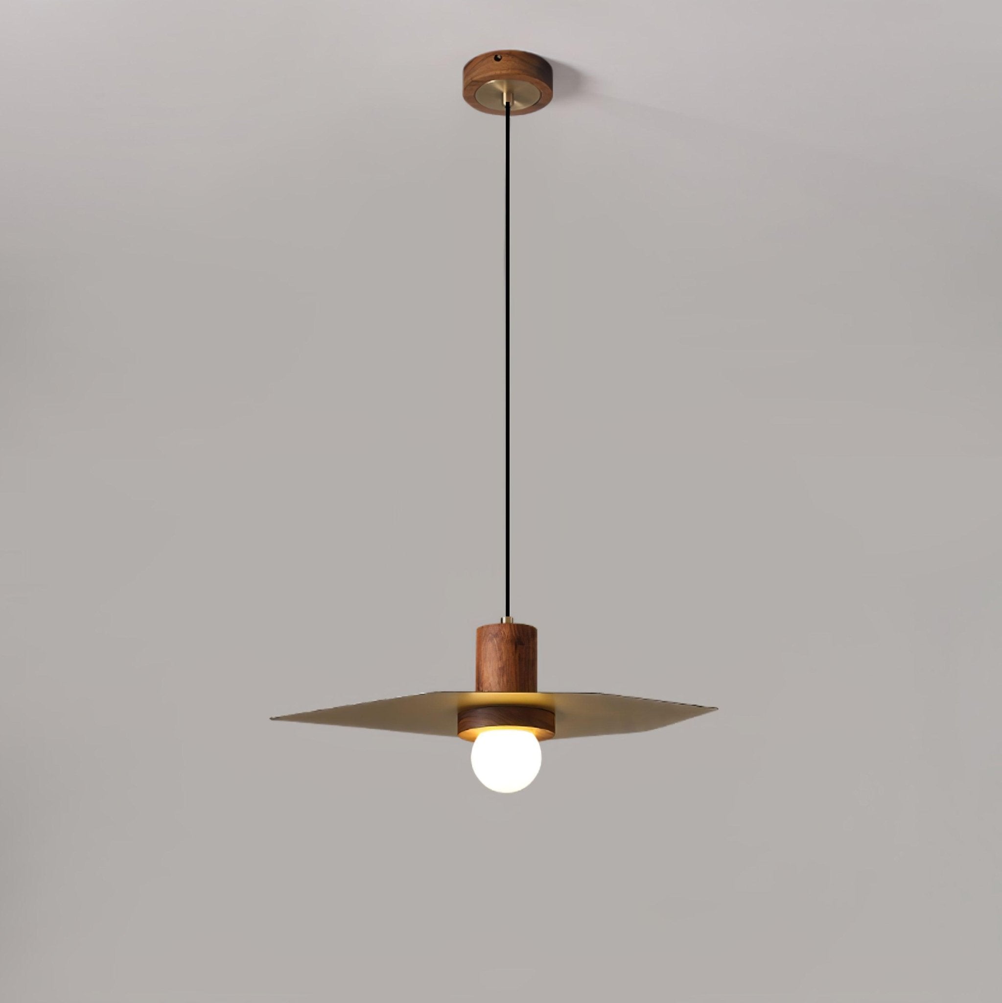 Walnut Copper Jupiter Pendant Lamp