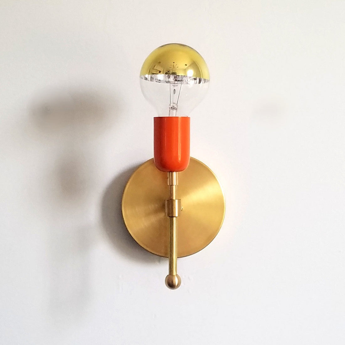 Boho Accent Brass Fixture Wall Sconce