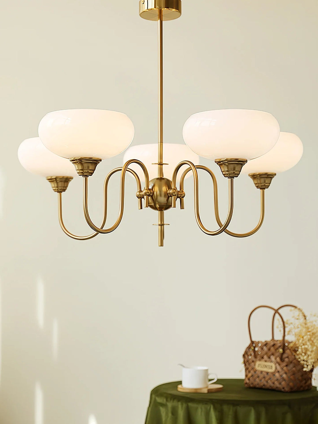 Minimalist Style Persimmon Chandelier