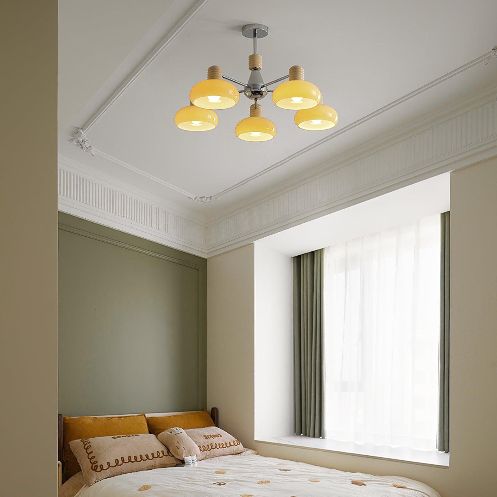 French Persimmon Chandelier