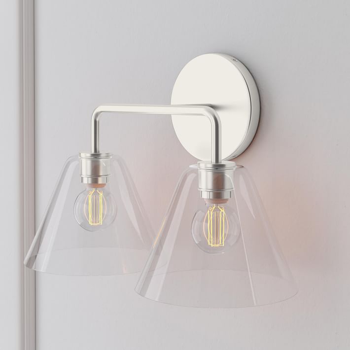 Conica Cone Wall Sconce - 1, 2, 3-Light Modern Glass Lighting