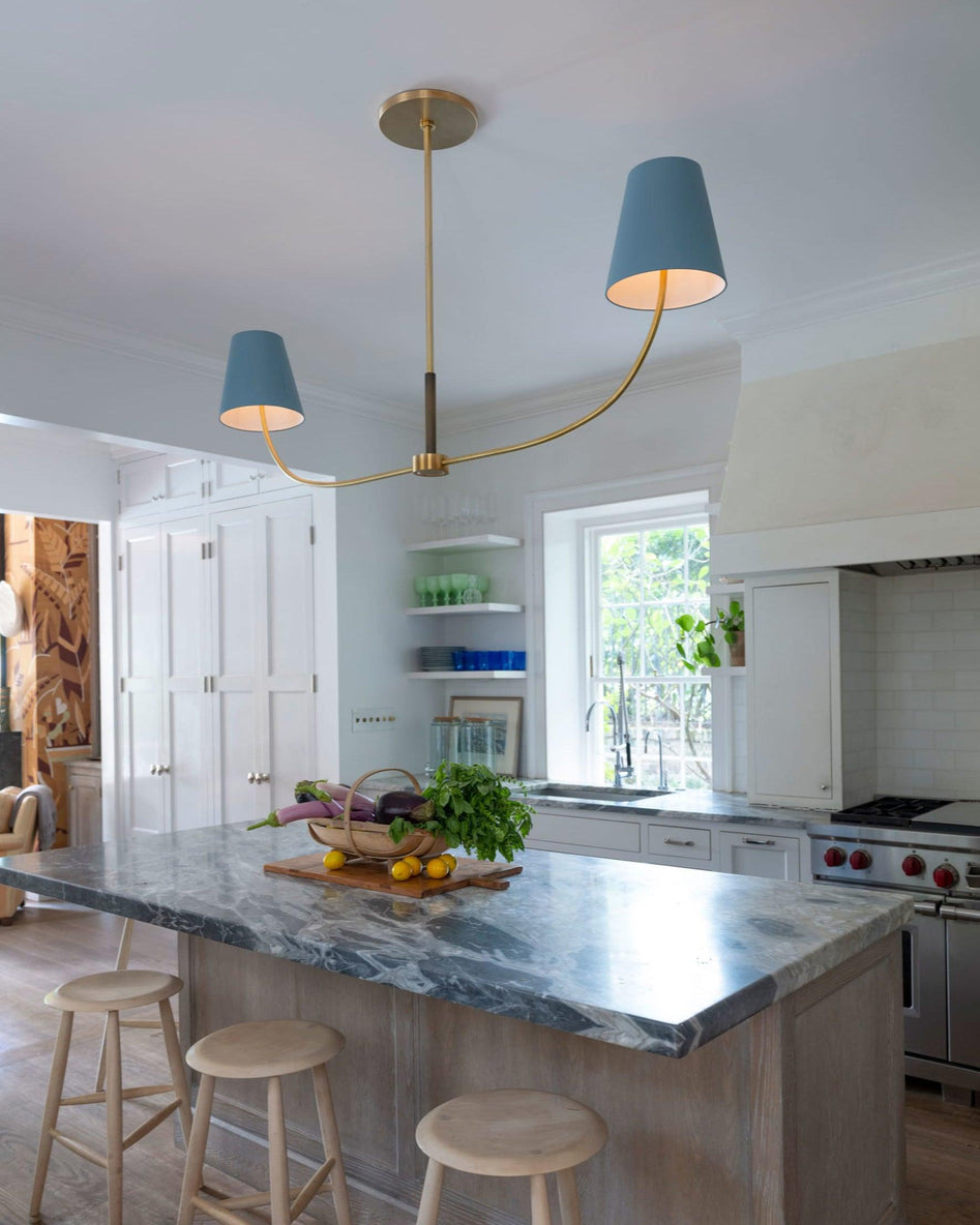 Minimalist Two-Tone Design Chandelier