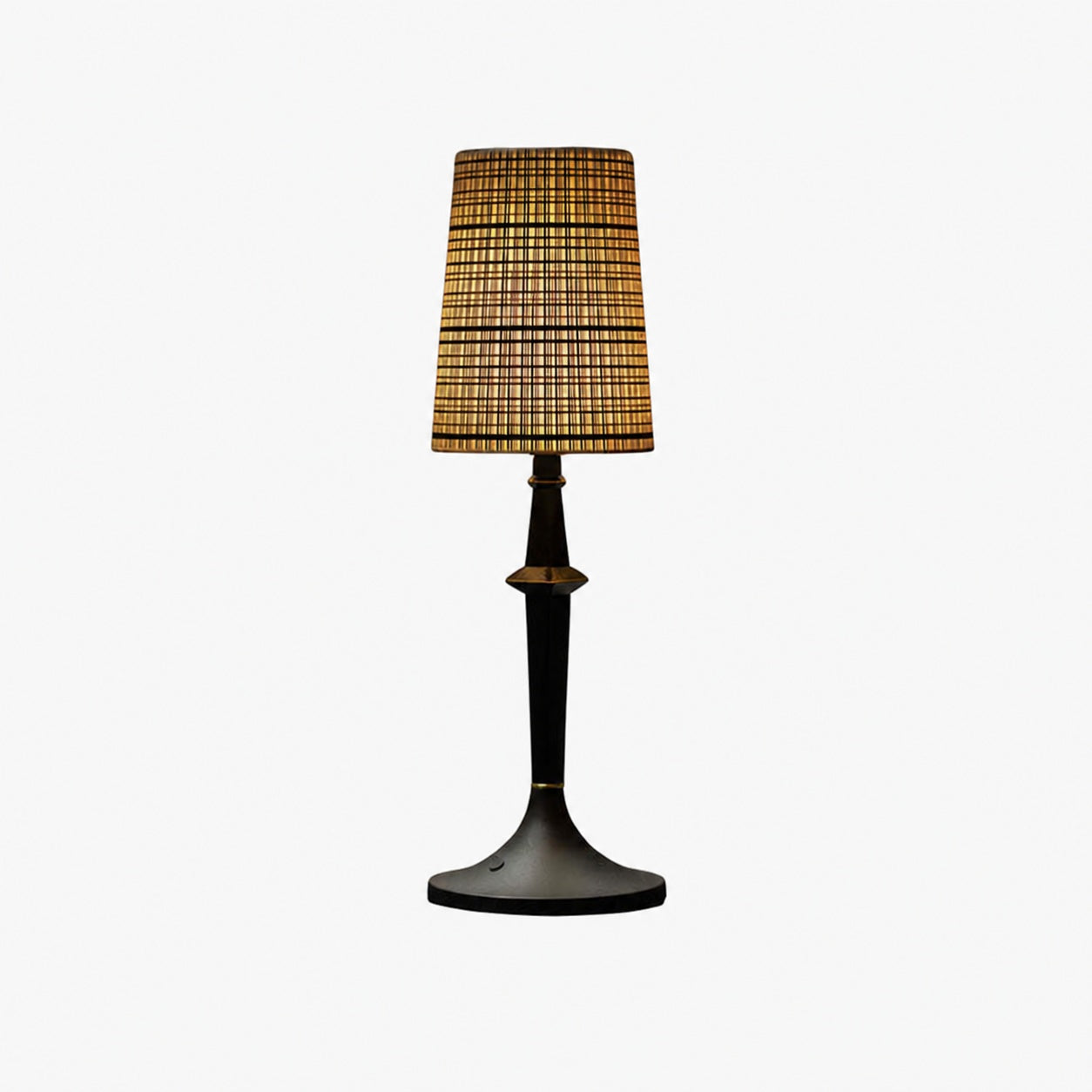 Devon Black Table Lamp (Built-in Battery)