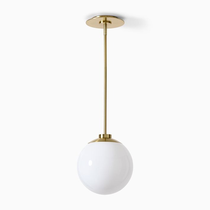 Rivolence Globe Pendant Light - Elegant Brass Lighting