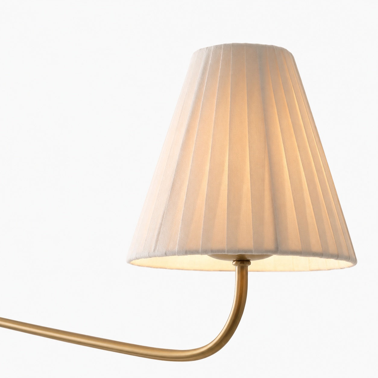 Fibura Metal Modern Linen Shade Linear Chandelier - Clean Lines
