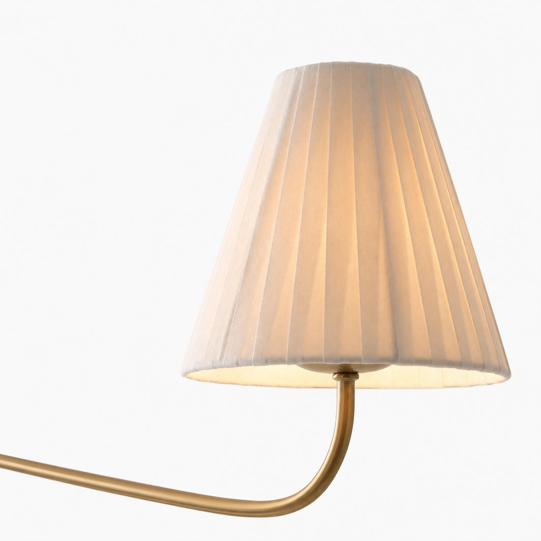 Fibura Metal Modern Linen Shade Linear Chandelier - Clean Lines