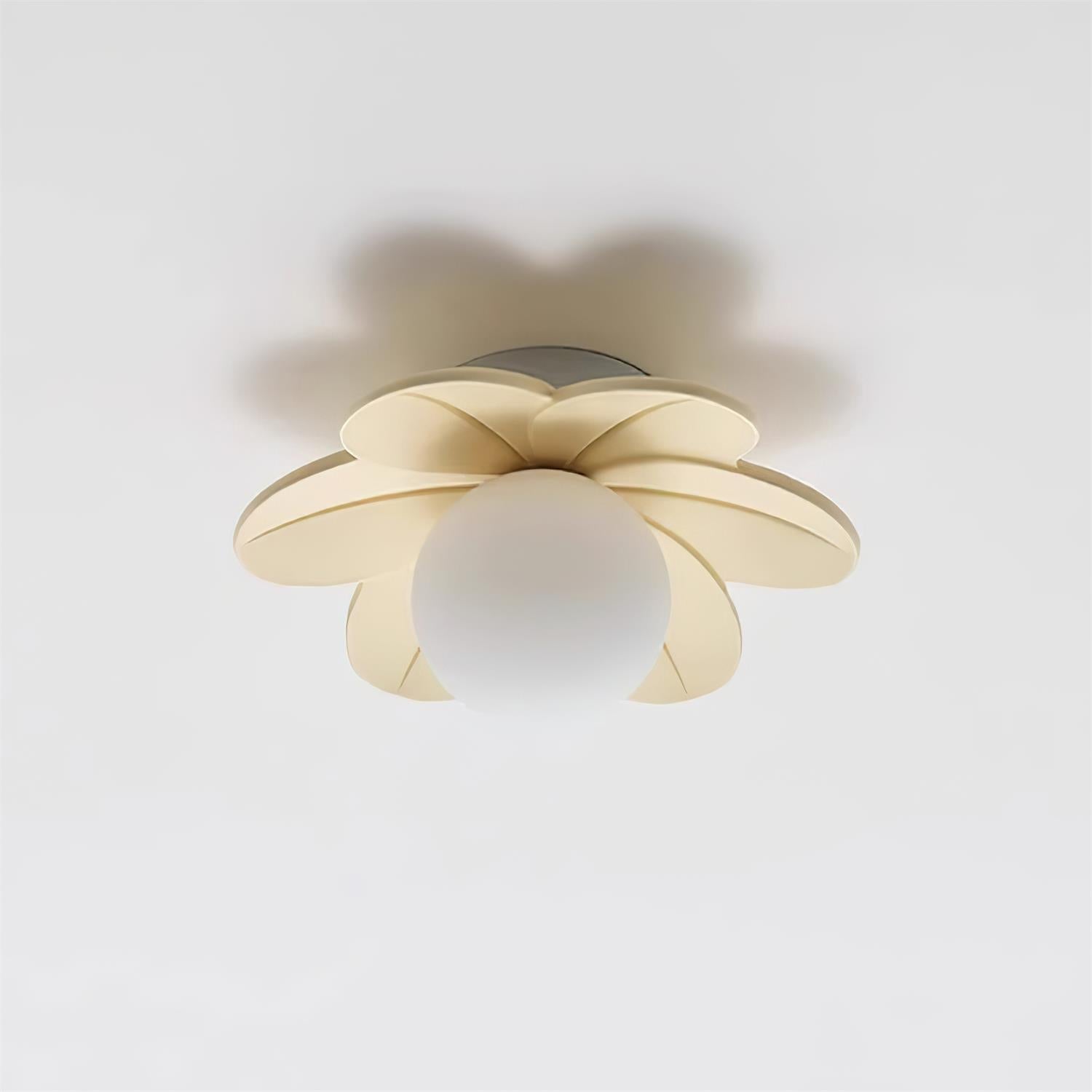 Resin Flower Ceiling Light