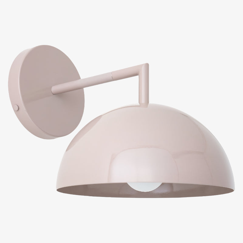 Metio Dome Shaped Minimalist Metal Design Wall Light – Ideal for Living Rooms and Bedrooms