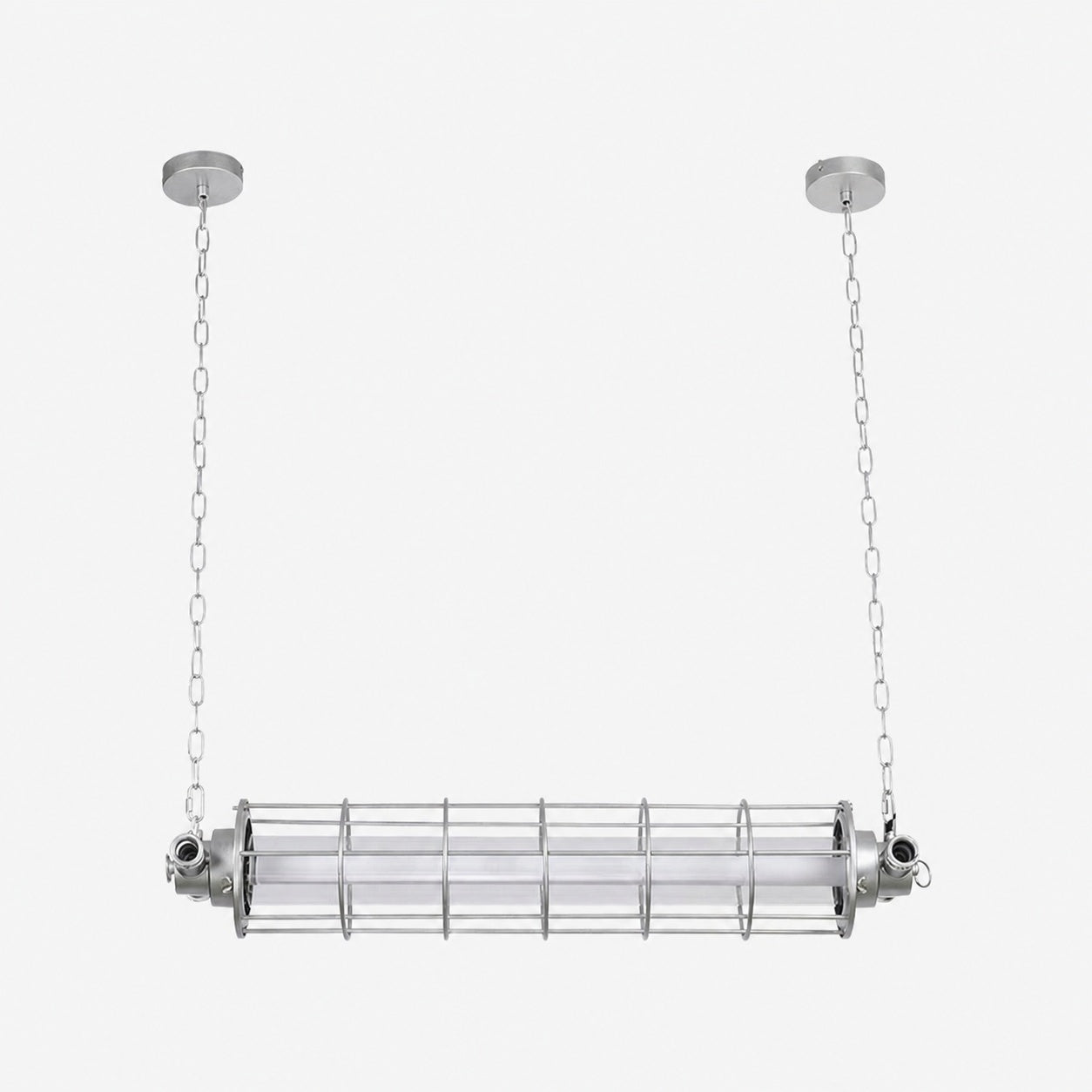 Minimalist Tube Pendant Light with Linear Silhouette for Modern Kitchen Island and Dining Lighting