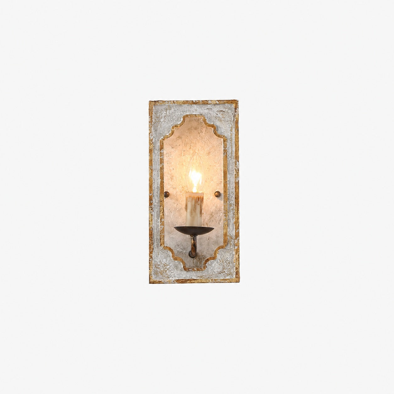 Boho Rustic Cube Sconce
