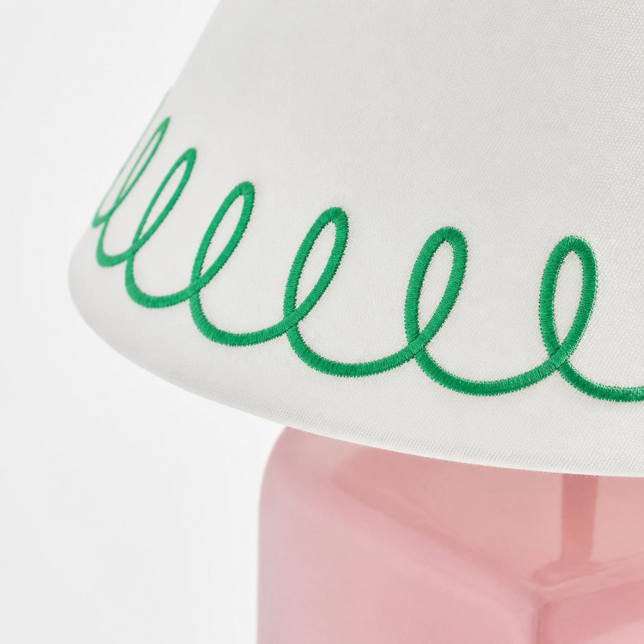 Aeva Ceramic Table Lamp - Modern Grace Design with Playful Polish
