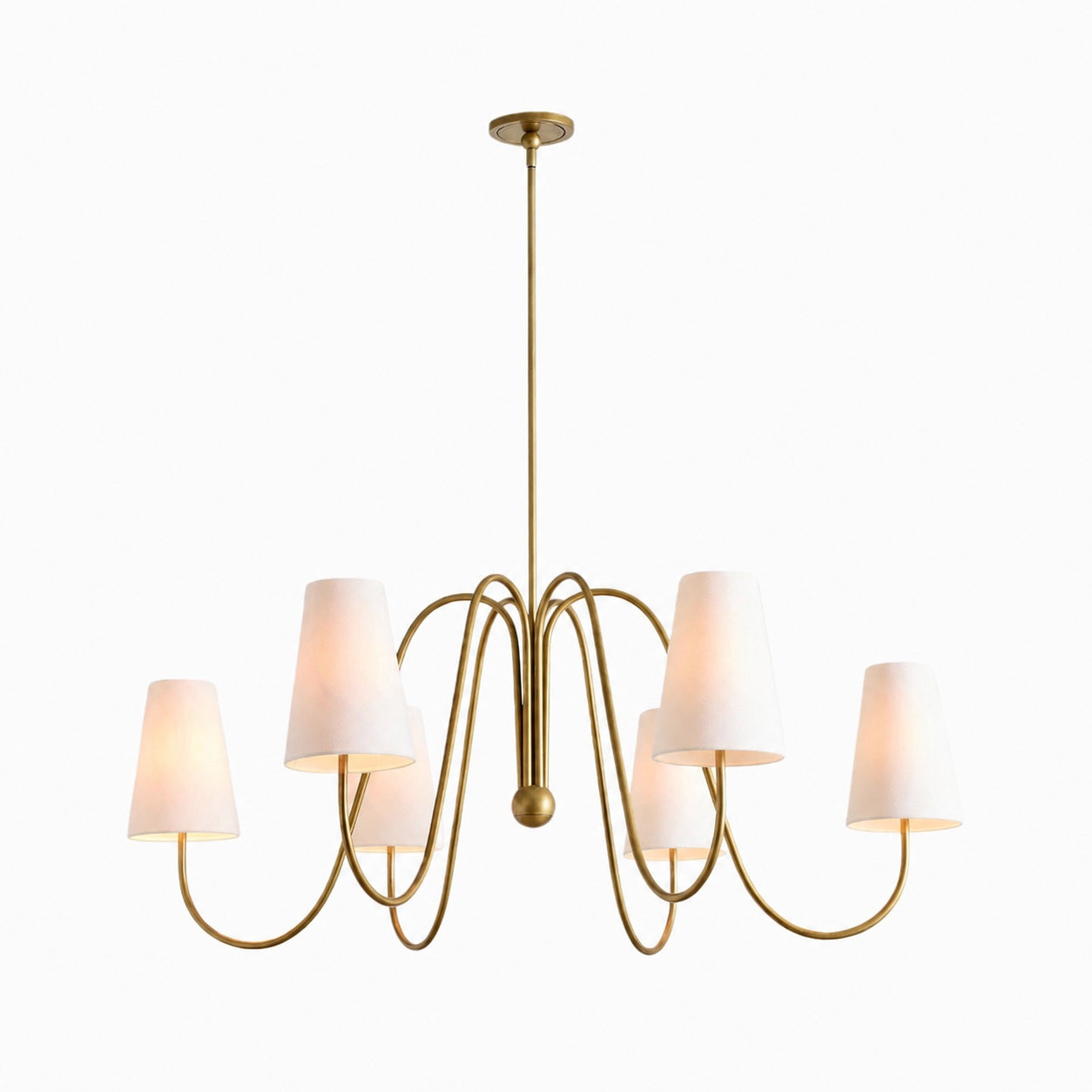 Serena Vintage Metal Chandelier - Multi-Arm Chandelier for Home Interior