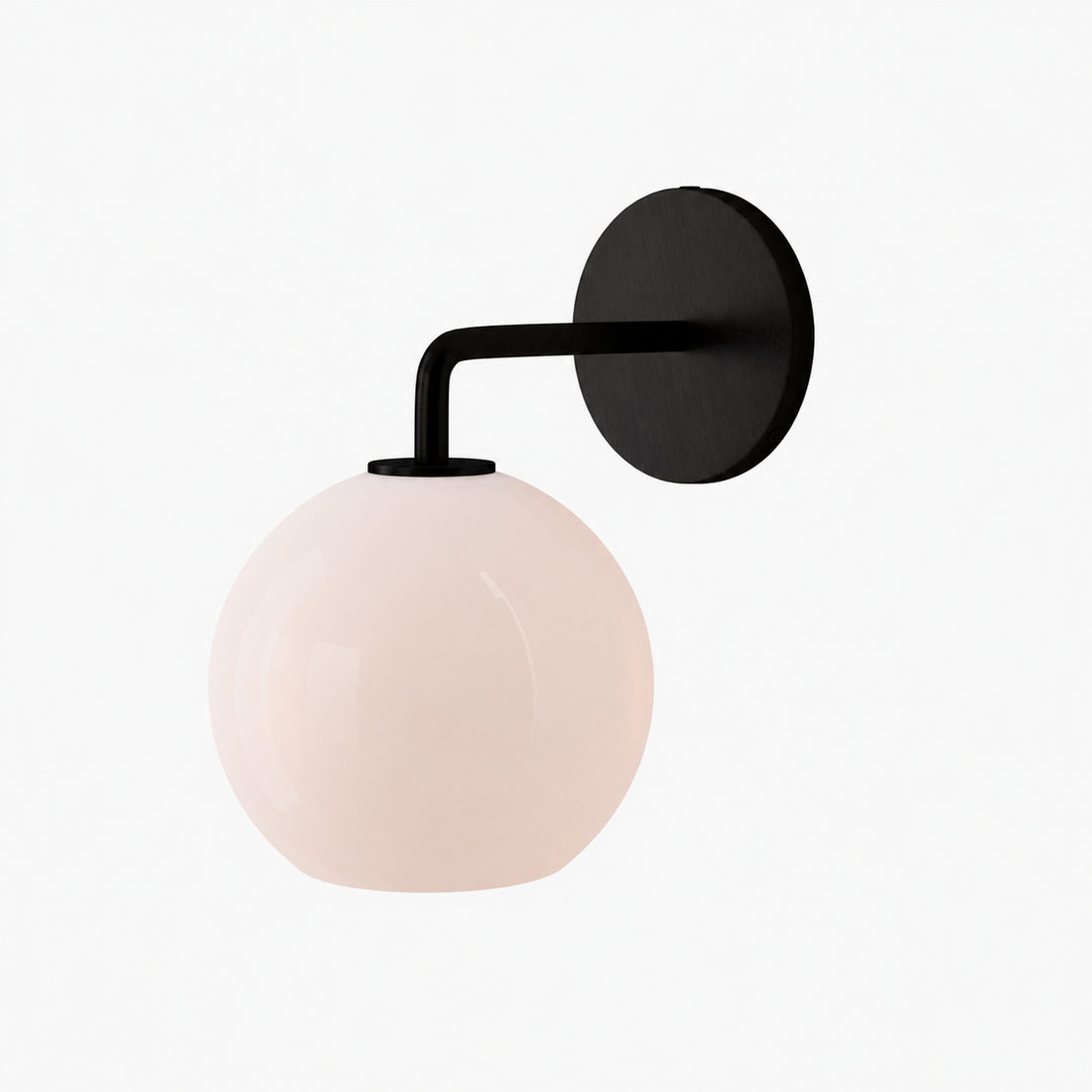 Selvion Artistic Globe Sconce Light - Handcrafted Glass Sculptural Wall Fixture