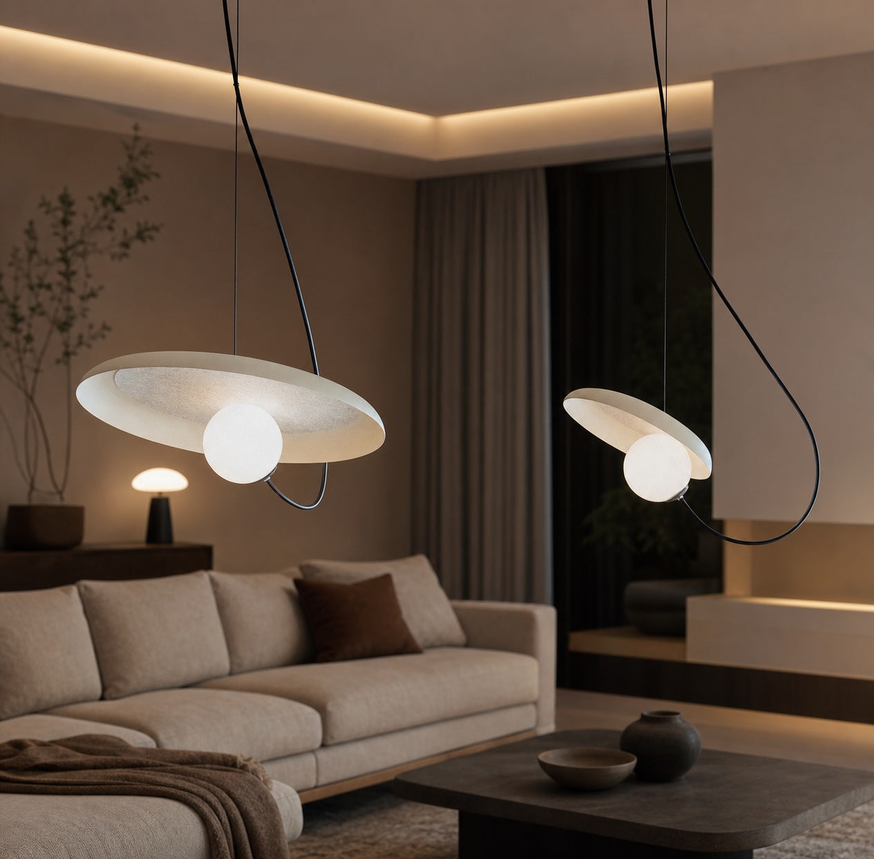 Acoustic Disc Pendant Lamp