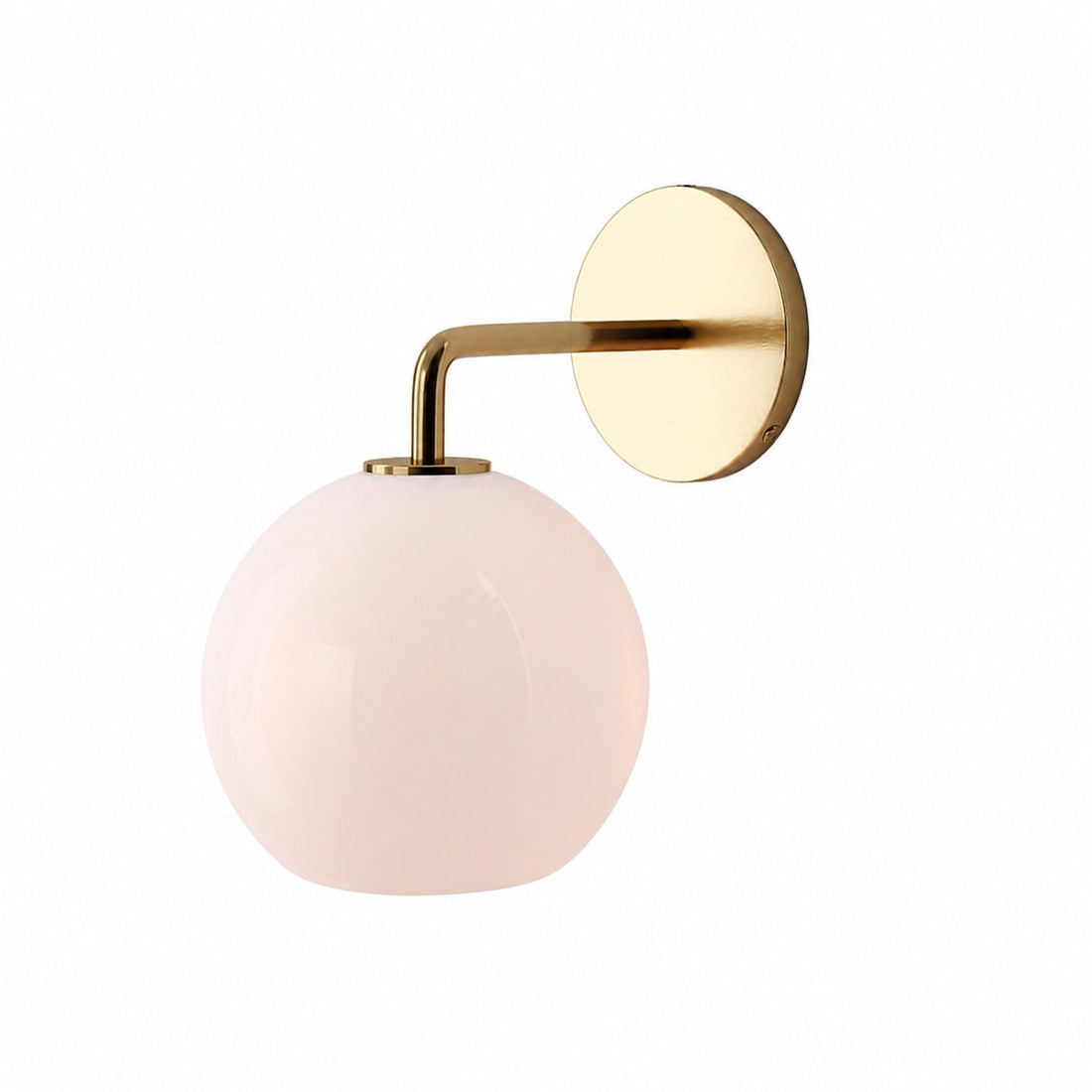 Selvion Artistic Globe Sconce Light - Handcrafted Glass Sculptural Wall Fixture