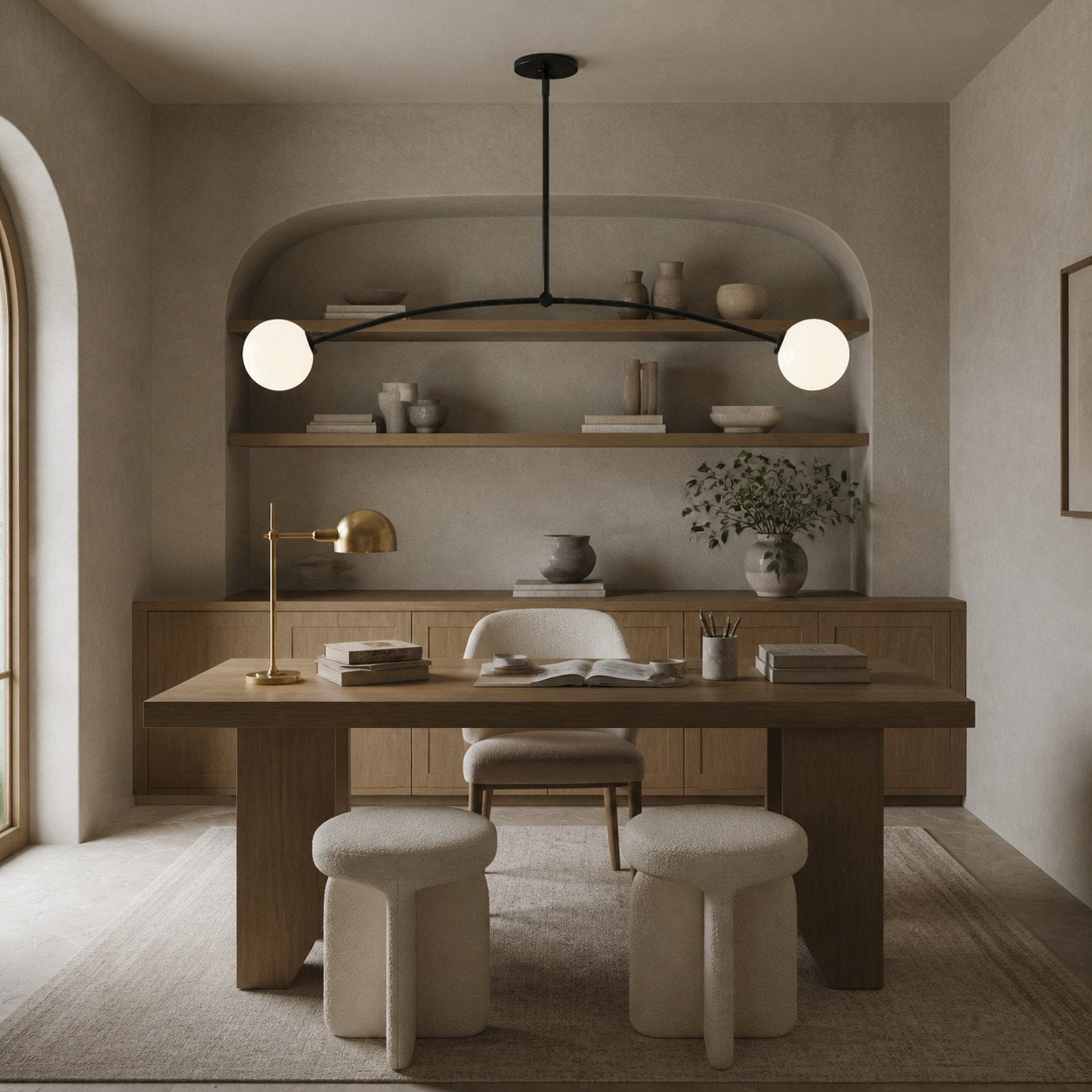 Arden Glass Pendant Chandelier – Minimalist Geometric Design for Modern Interiors